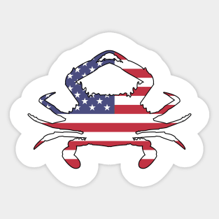 American Crab Sticker